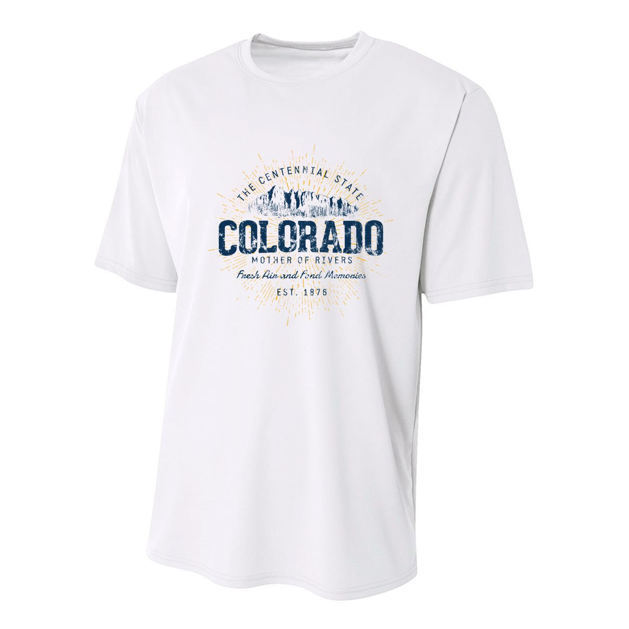 Vintage Retro Style Colorado Sweatshirt.png Youth Performance Sprint T-Shirt