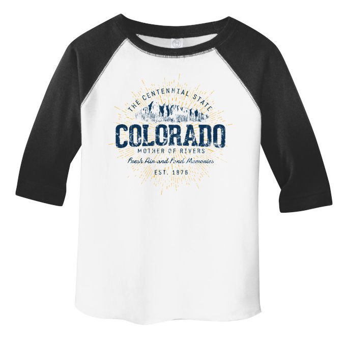 Vintage Retro Style Colorado Sweatshirt.png Toddler Fine Jersey T-Shirt