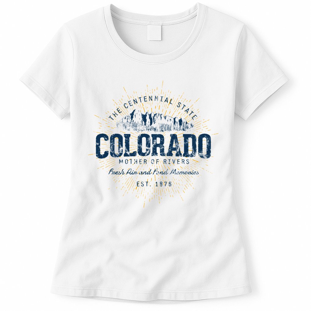 Vintage Retro Style Colorado Sweatshirt.png Womens T-Shirt