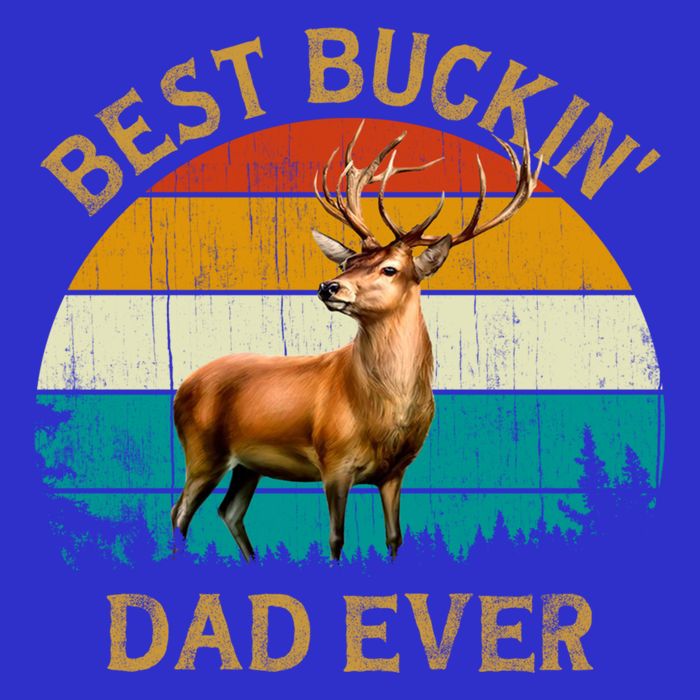 Vintage Retro Style Whitetailed Deer Best Buckin Dad Ever Great Gift Sweatshirt