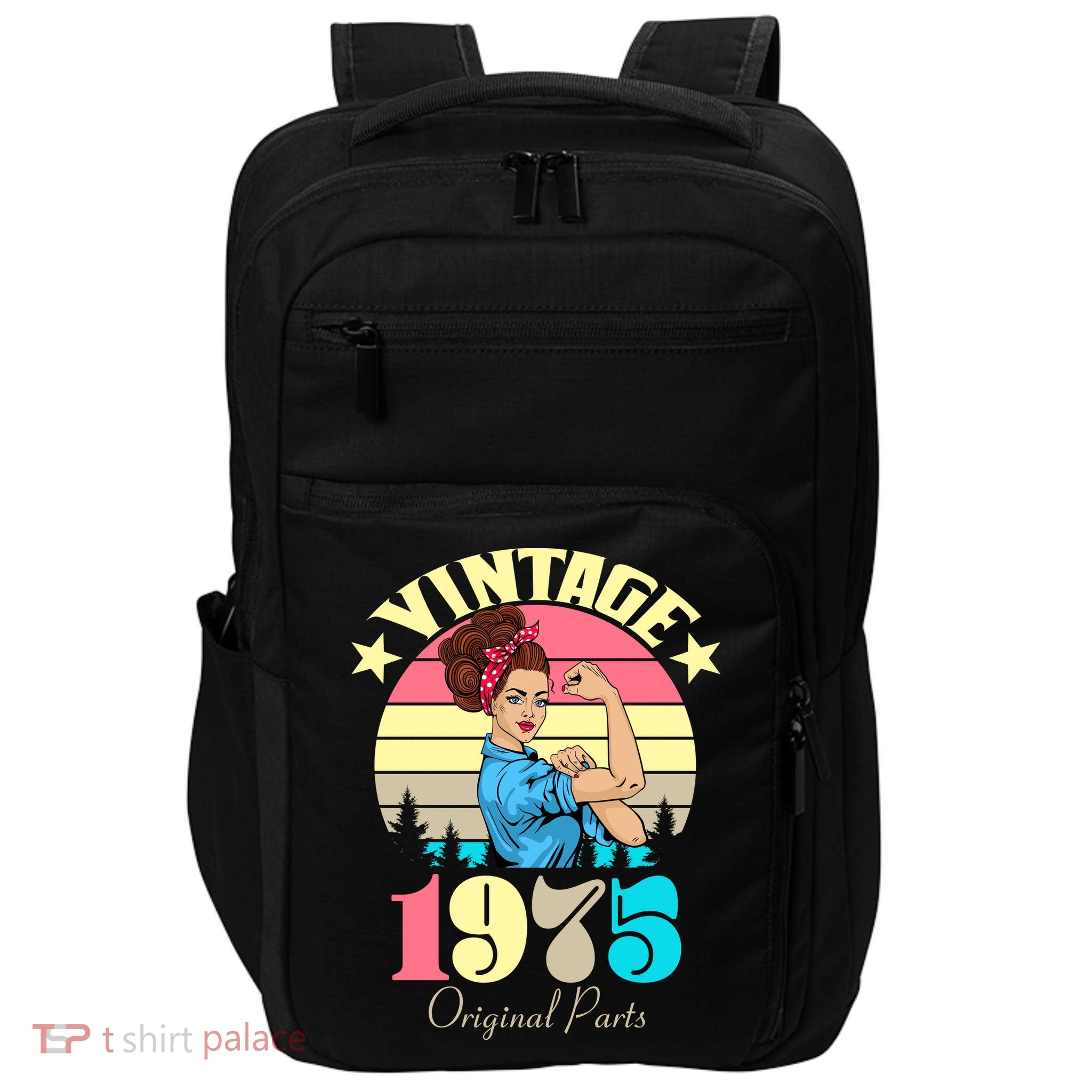 Vintage Rosie The Riveter 1975 Original Parts 50th Birthday Impact Tech Backpack
