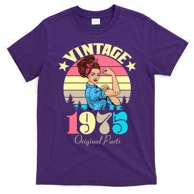 Vintage Rosie The Riveter 1975 Original Parts 50th Birthday T-Shirt