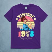 Vintage Rosie The Riveter 1975 Original Parts 50th Birthday T-Shirt