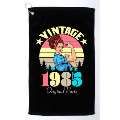 Vintage Rosie The Riveter 1985 Original Parts 40th Birthday Golf Towel