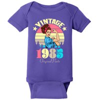 Vintage Rosie The Riveter 1985 Original Parts 40th Birthday Baby Bodysuit