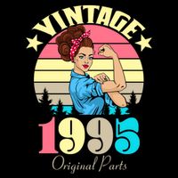 Vintage Rosie The Riveter 1995 Original Parts 30th Birthday Bucket Hat