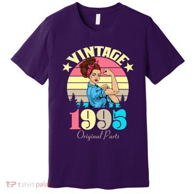 Vintage Rosie The Riveter 1995 Original Parts 30th Birthday Premium T-Shirt