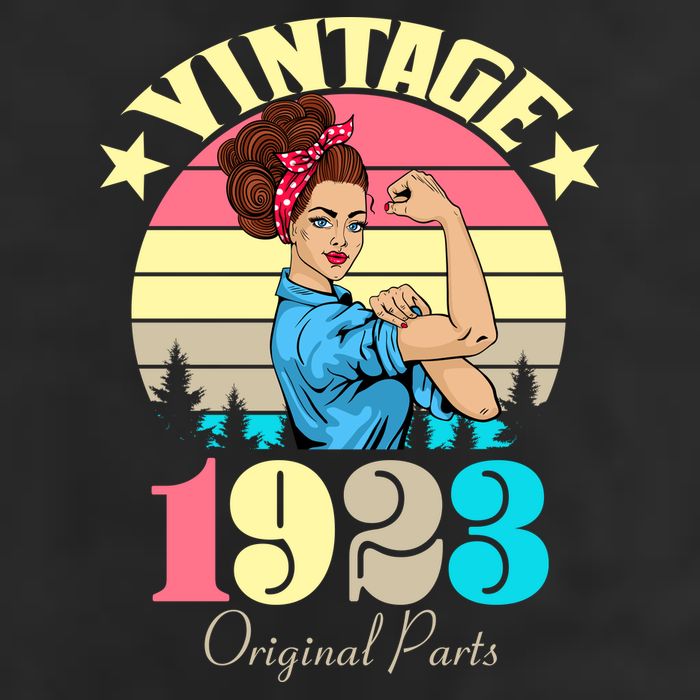 Vintage Rosie The Riveter 1923 Original Parts 100th Birthday Trucker Hat