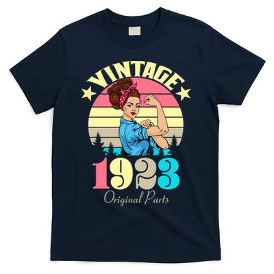 Vintage Rosie The Riveter 1923 Original Parts 100th Birthday T-Shirt
