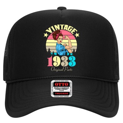 Vintage Rosie The Riveter 1933 Original Parts 90th Birthday Trucker Hat