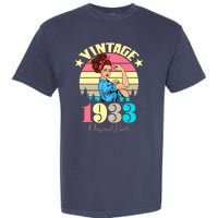 Vintage Rosie The Riveter 1933 Original Parts 90th Birthday Garment-Dyed Heavyweight T-Shirt