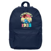 Vintage Rosie The Riveter 1933 Original Parts 90th Birthday 16 in Basic Backpack