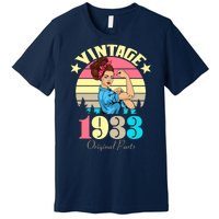 Vintage Rosie The Riveter 1933 Original Parts 90th Birthday Premium T-Shirt