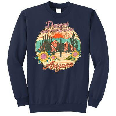 Vintage Retro Travel Arizona Desert Adventure Emblem Sweatshirt