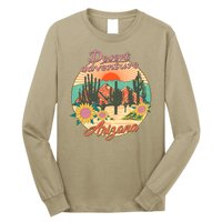 Vintage Retro Travel Arizona Desert Adventure Emblem Long Sleeve Shirt