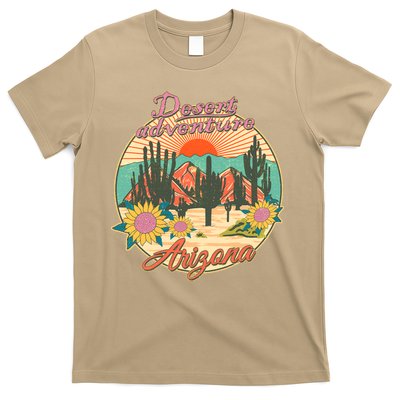 Vintage Retro Travel Arizona Desert Adventure Emblem T-Shirt