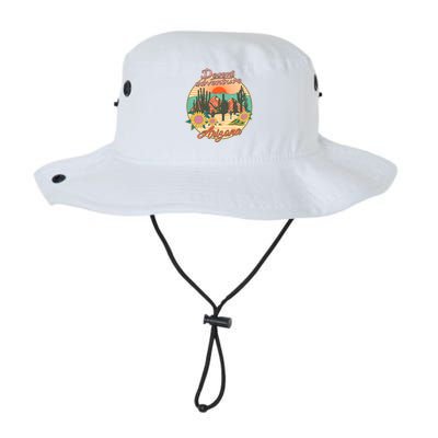 Vintage Retro Travel Arizona Desert Adventure Emblem Legacy Cool Fit Booney Bucket Hat