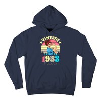 Vintage Rosie The Riveter 1953 Original Parts 70th Birthday Hoodie