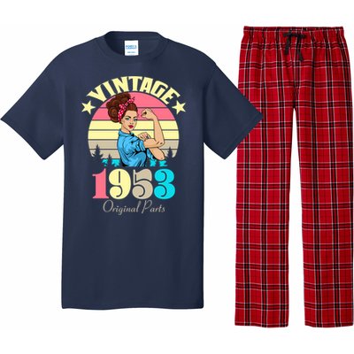 Vintage Rosie The Riveter 1953 Original Parts 70th Birthday Pajama Set