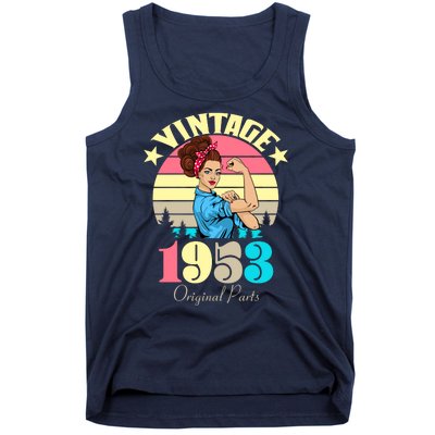 Vintage Rosie The Riveter 1953 Original Parts 70th Birthday Tank Top