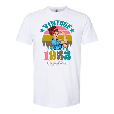 Vintage Rosie The Riveter 1953 Original Parts 70th Birthday Softstyle CVC T-Shirt