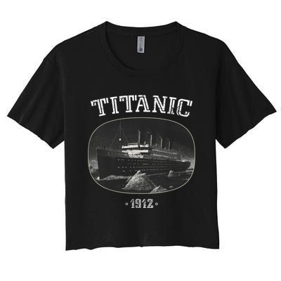 Vintage RMS Titanic | Cruise Ship Women's Crop Top Tee