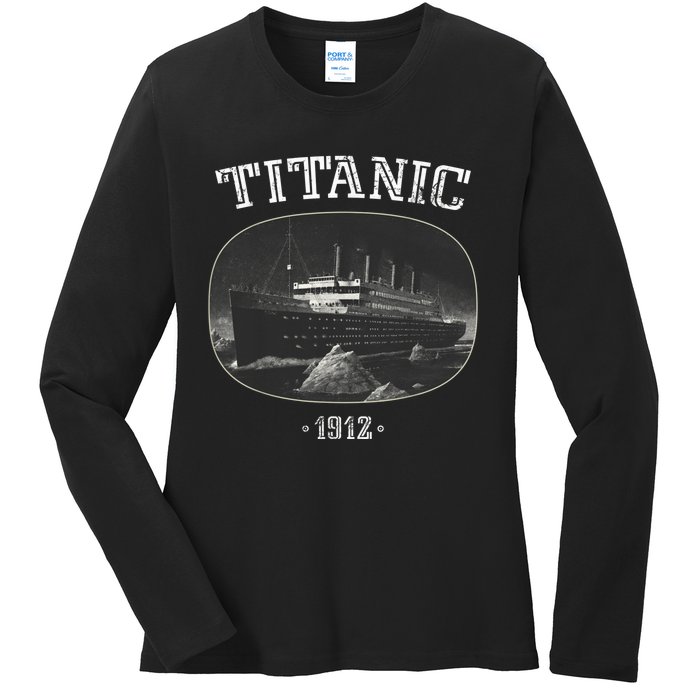 Vintage RMS Titanic | Cruise Ship Ladies Long Sleeve Shirt