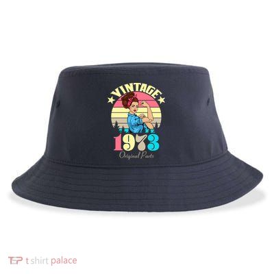 Vintage Rosie The Riveter 1973 Original Parts 50th Birthday Sustainable Bucket Hat