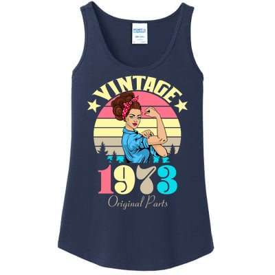 Vintage Rosie The Riveter 1973 Original Parts 50th Birthday Ladies Essential Tank