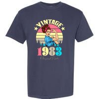 Vintage Rosie The Riveter 1983 Original Parts 40th Birthday Garment-Dyed Heavyweight T-Shirt