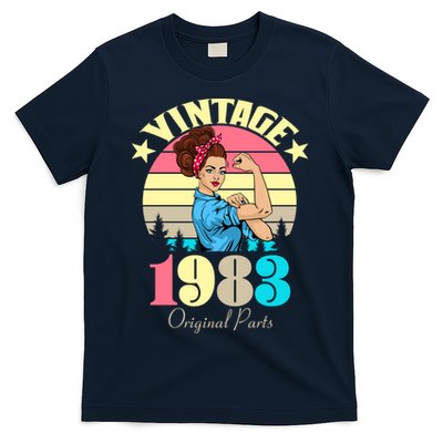 Vintage Rosie The Riveter 1983 Original Parts 40th Birthday T-Shirt