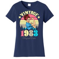 Vintage Rosie The Riveter 1983 Original Parts 40th Birthday Women's T-Shirt