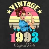 Vintage Rosie The Riveter 1993 Original Parts 30th Birthday Trucker Hat
