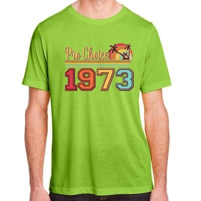 Vintage Retro Tropical Pro Choice 1973 Adult ChromaSoft Performance T-Shirt