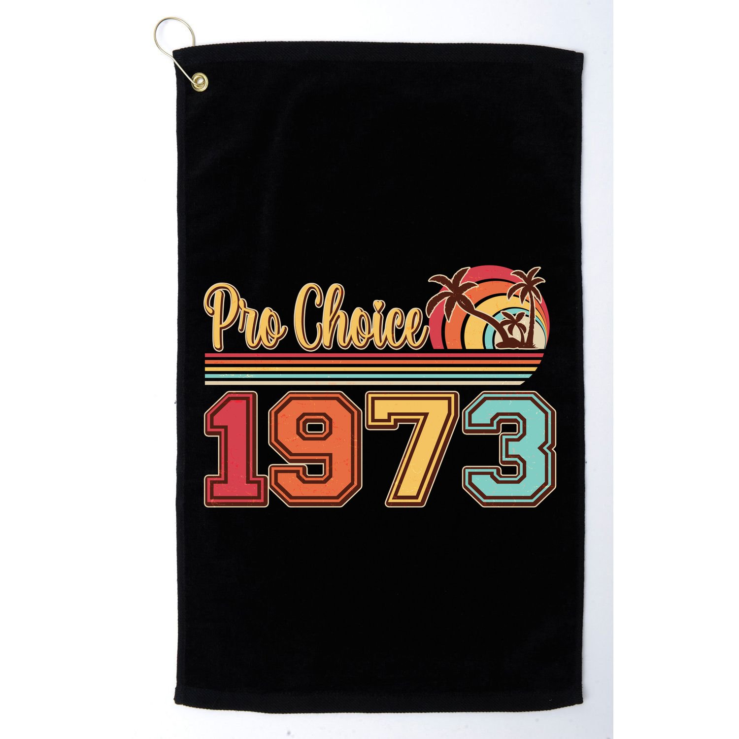 Vintage Retro Tropical Pro Choice 1973 Golf Towel