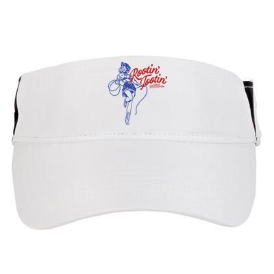 Vintage Rootin Tootin Good Time Western Cowgirl Girl Women Adult Drive Performance Visor