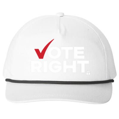 Vote Right The Officer Tatum Snapback Five-Panel Rope Hat