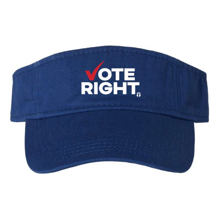 Vote Right The Officer Tatum Valucap Bio-Washed Visor