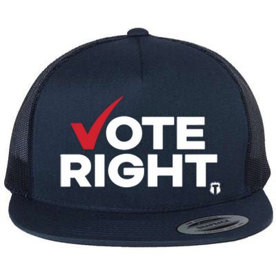 Vote Right The Officer Tatum Flat Bill Trucker Hat