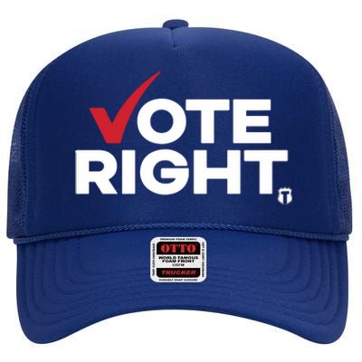 Vote Right The Officer Tatum High Crown Mesh Back Trucker Hat