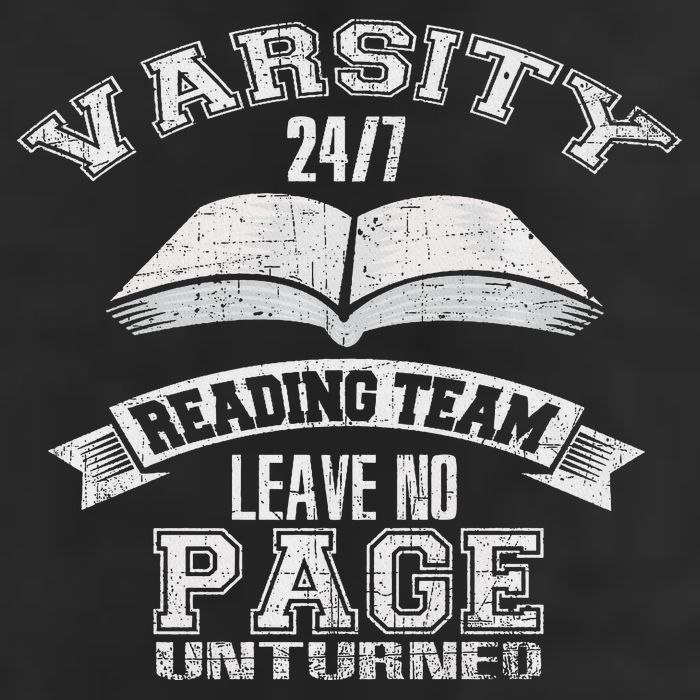 Varsity Reading Team 24 7 Funny Book Lovers Cool Comfort Performance Bucket Hat
