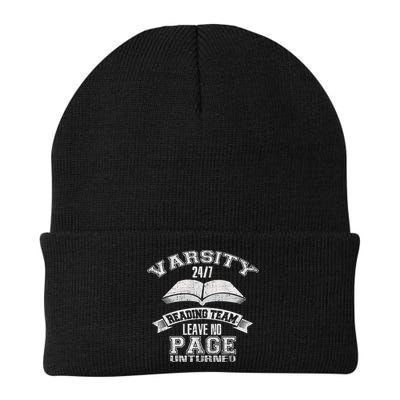 Varsity Reading Team 24 7 Funny Book Lovers Beanie