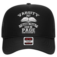 Varsity Reading Team 24 7 Funny Book Lovers Hat