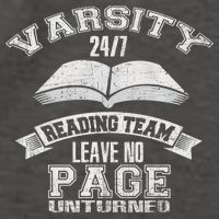Varsity Reading Team 24 7 Funny Book Lovers Vector Backpack