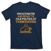 Vintage Ready To Talk Politics At Thanksgiving Funny T-Shirt