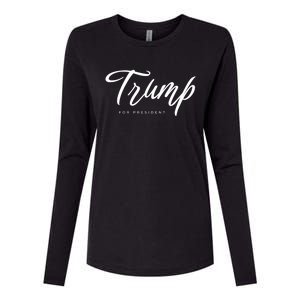 Vote Red Trump For President 2024 Election Funny Gift Womens Cotton Relaxed Long Sleeve T-Shirt