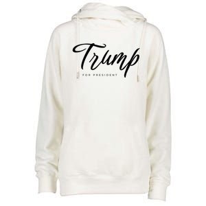 Vote Red Trump For President 2024 Election Funny Gift Womens Funnel Neck Pullover Hood