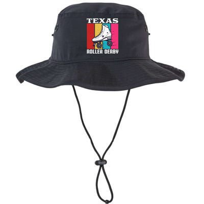 Vintage Retro Texas Roller Derby Women Roller Skating Bucket Hat