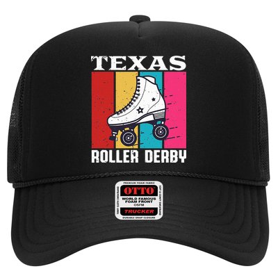 Vintage Retro Texas Roller Derby Women Roller Skating Hat
