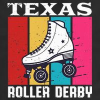 Vintage Retro Texas Roller Derby Women Roller Skating Hat
